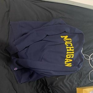 Champion brand Michigan crew neck hoodie